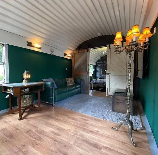 度假居 Gleis 1, Eisenbahn Waggon Mit Whirlpool Und Ofen 克罗嫩堡