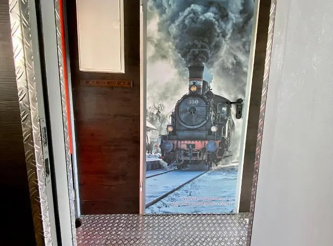 度假居 Gleis 1, Eisenbahn Waggon Mit Whirlpool Und Ofen *